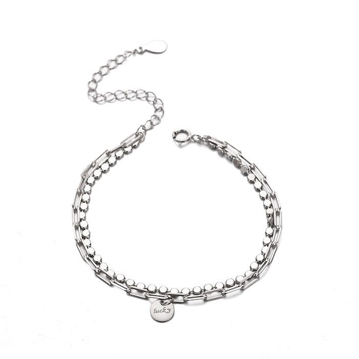 Náramok S925 Strieborná Retiazka "Lucky"