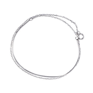 Náramok S925 s Jemným Oblúkom