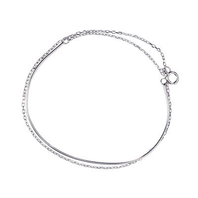 Náramok S925 s Jemným Oblúkom