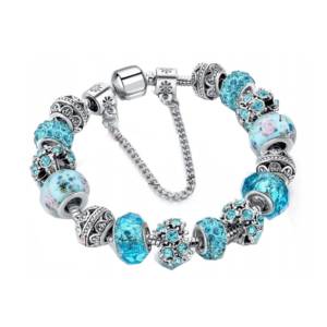 Modulárny Náramok s Príveskami, Tyrkysový