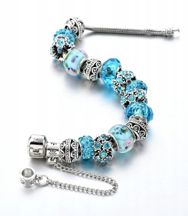 Modulárny Náramok s Príveskami, Tyrkysový – Obrázok 2