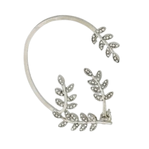 Eurocharms Postriebrené vetvičkové manžety na uši