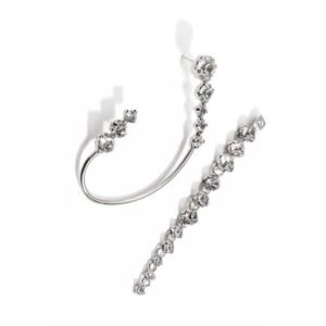 Eurocharms Postriebrené náušnice s kubickými zirkónmi