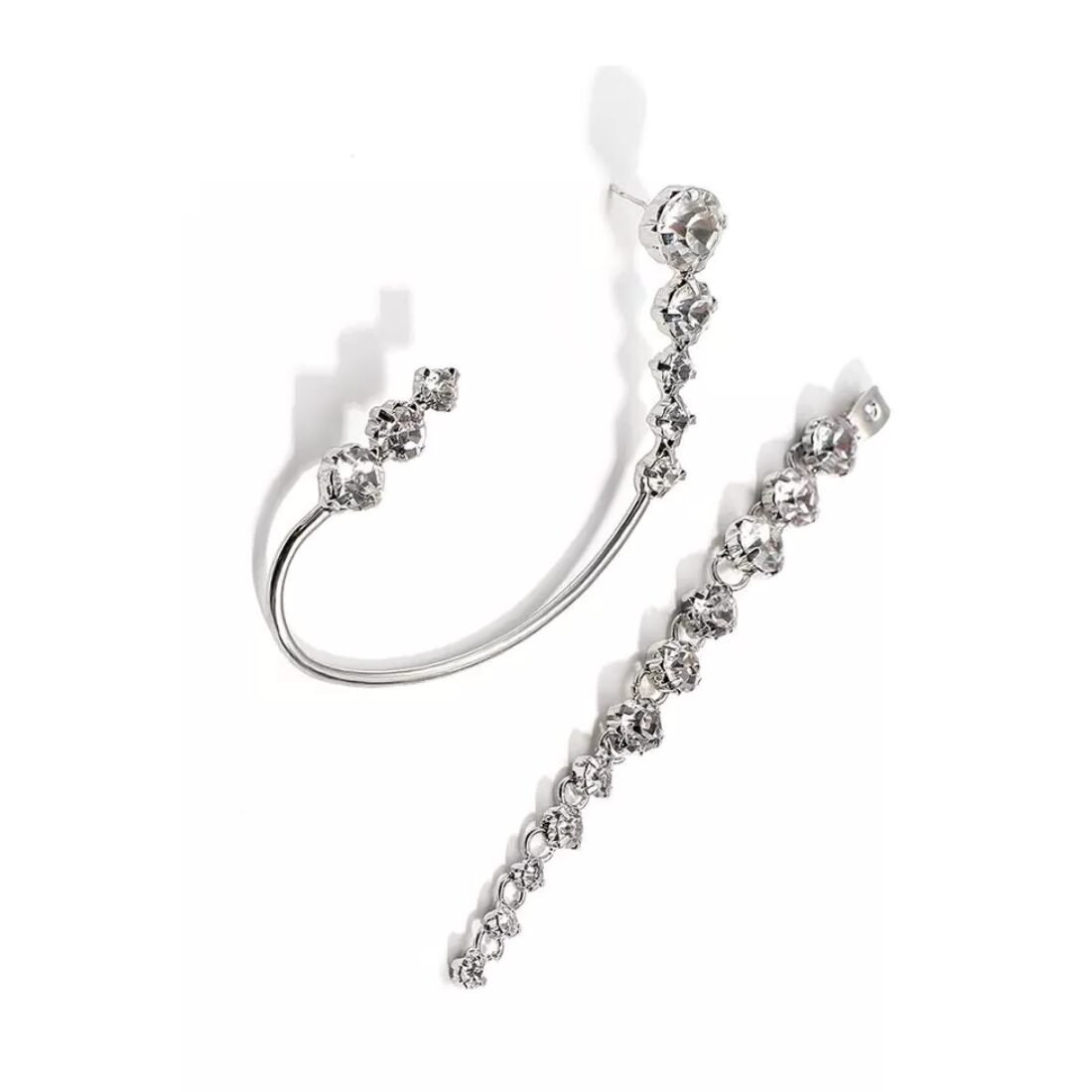 Eurocharms Postriebrené náušnice s kubickými zirkónmi