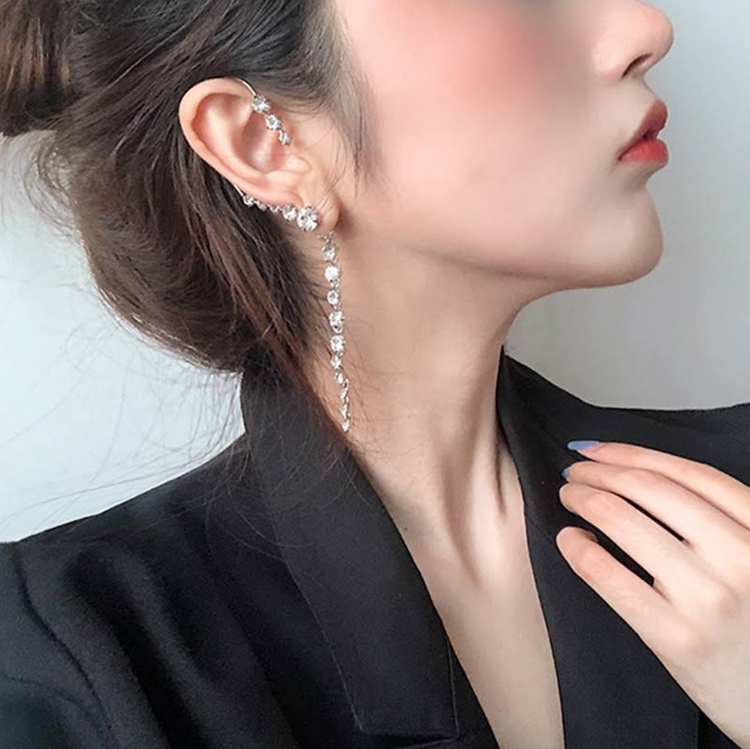 Eurocharms Postriebrené náušnice s kubickými zirkónmi – Obrázok 3