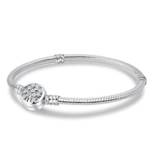 Eurocharms Strieborný Náramok S925 Strom Života