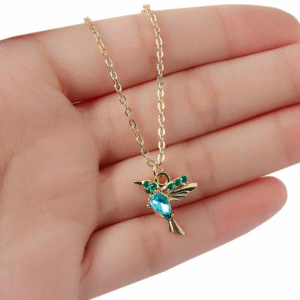 Náhrdelník pozlátený Kolibrík