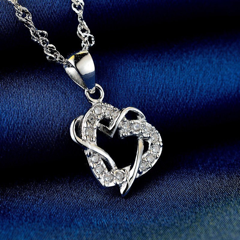 Eurocharms Prívesok S925 Strieborné srdce – Obrázok 3