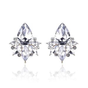 Napichovacie náušnice s priehľadnými zirkónmi