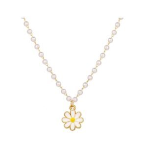 Eurocharms Pozlátený náhrdelník Sedmokráska