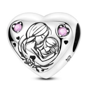 Eurocharms Strieborný Prívesok S925 Matka a Dcéra