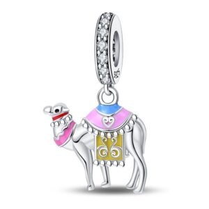 Eurocharms Strieborný Prívesok S925 Ťava