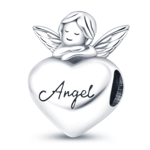 Strieborný prívesok S925 Srdce "Angel"