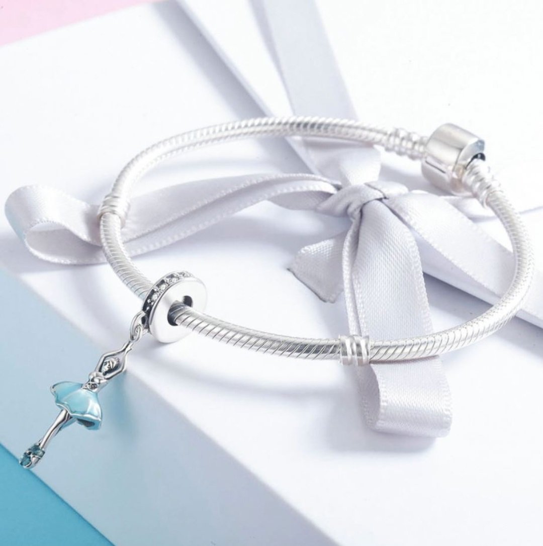 Strieborný prívesok S925 Strieborná Baletka – Obrázok 3