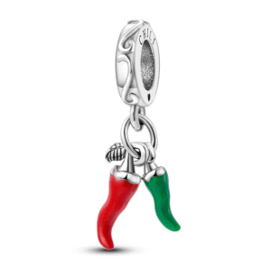 Strieborný prívesok S925 Chili Papričky