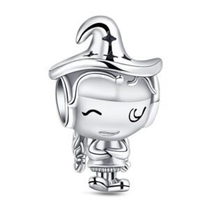 Strieborný prívesok S925 Strieborná Čarodejnica