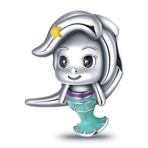 Strieborný prívesok S925 Morská Panna Ariel