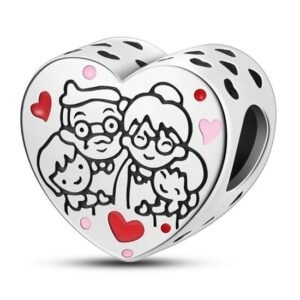 Strieborný prívesok S925 Starí Rodičia a Vnúčatá