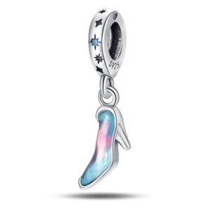 Strieborný prívesok S925 Lodička s farebným smaltom