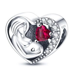 Eurocharms Strieborný prívesok S925 Tehotná Žena, Matka