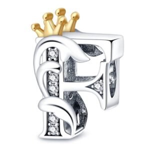 Strieborný prívesok S925 Písmeno F