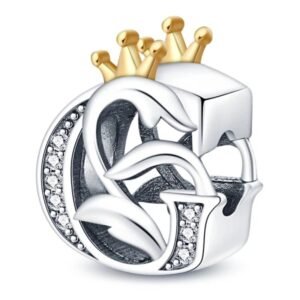 Strieborný prívesok S925 Písmeno G