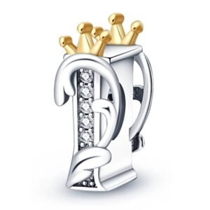 Strieborný prívesok S925 Písmeno I