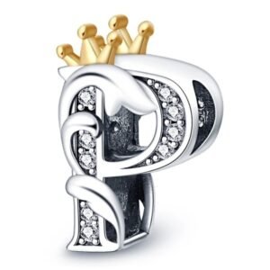 Strieborný prívesok S925 Písmeno P