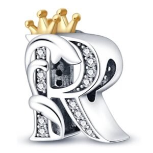 Strieborný prívesok S925 Písmeno R