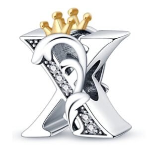 Strieborný prívesok S925 Písmeno X