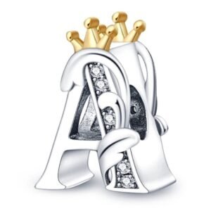 Eurocharms Strieborný prívesok S925 Písmeno A