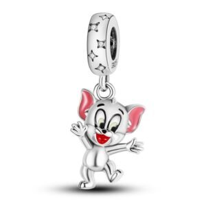 Strieborný prívesok S925 Mačka Tom