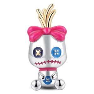 Strieborný prívesok S925 Voodoo Bábika