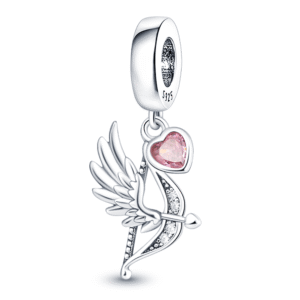 Strieborný prívesok S925 Amorov Luk a Šíp