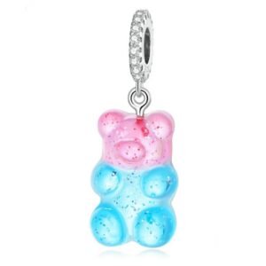 Strieborný prívesok S925 Gumový Medvedík
