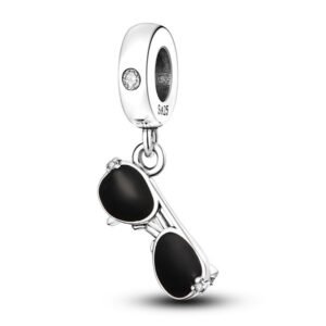 Strieborný prívesok S925 Čierne Okuliare