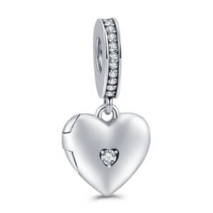Strieborný prívesok S925 Otváracie Srdce