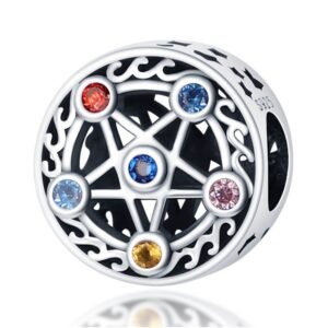 Strieborný prívesok S925 Pentagram