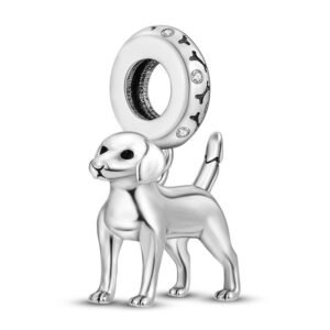 Strieborný prívesok S925 Pes Beagle
