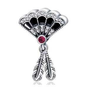 Strieborný prívesok S925 Striebnorný Vejár