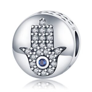 Strieborný prívesok S925 Ruka Fatimy a Oko Proroka