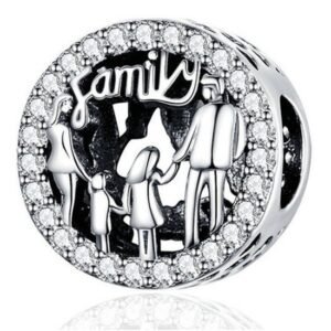 Strieborný prívesok S925 Rodina