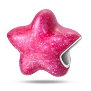 Strieborný prívesok S925 Ružová Hviezda