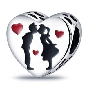 Strieborný Prívesok S925 Zamilovaný Pár