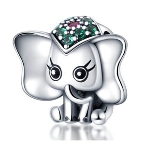 Strieborný prívesok S925 Strieborný Slon
