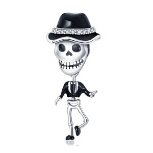 Strieborný prívesok S925 Tancujúca Kostra