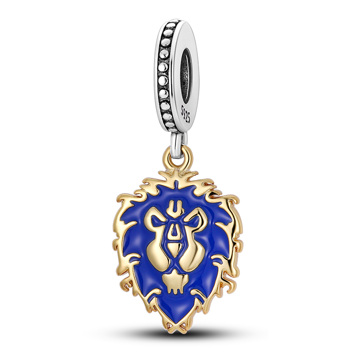 Strieborný prívesok S925 World of Warcraft Alliance