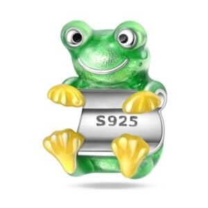 Eurocharms Strieborný Prívesok S925 Žaba