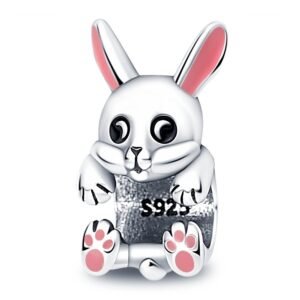 Strieborný prívesok S925 Strieborný Zajačik