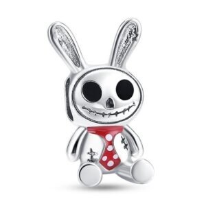 Strieborný prívesok S925 Halloweensky Zajac
